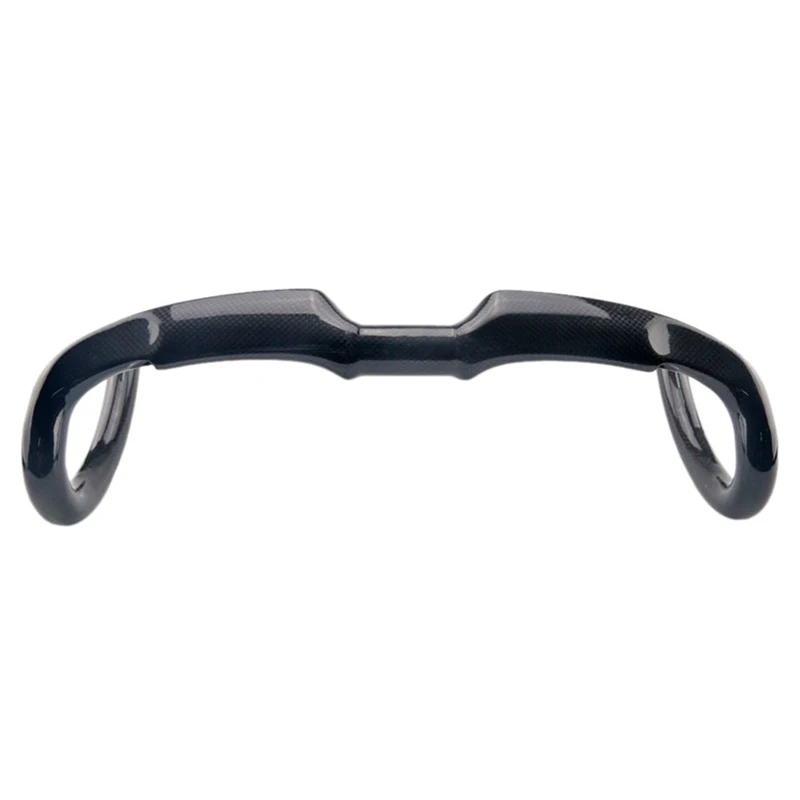 RXL SL Bicycle Carbon Handlebar 31.1-32.5mm Ultralight Bent Bar Carbon Fiber Handlebars Road Bike 3KUD MattGloss Black Carbon Handlebar  (7)