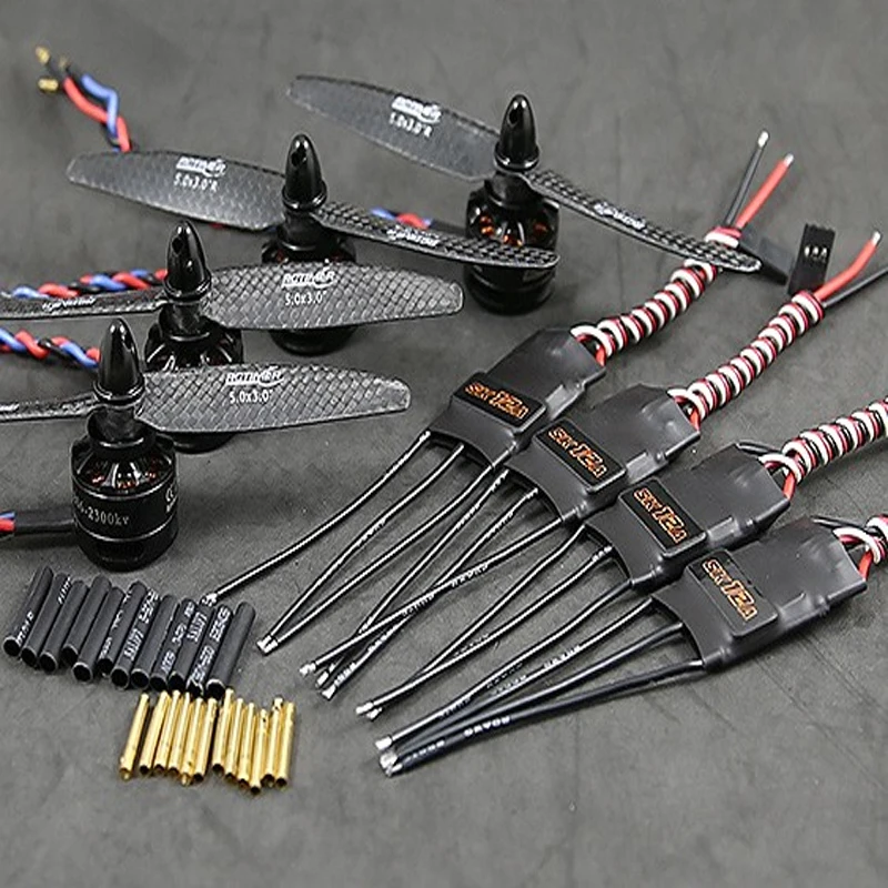 Rctimer Mini FPV Racing font b Drone b font Quadcopter Combo Kit w 1806 2300KV Motor
