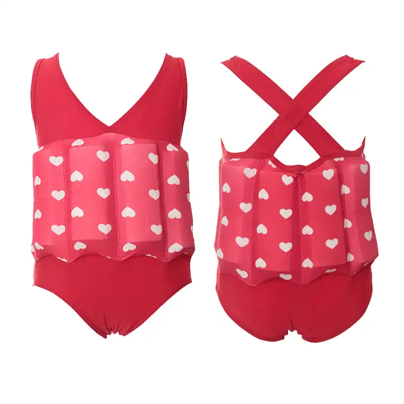 baby girl swimsuit with floats