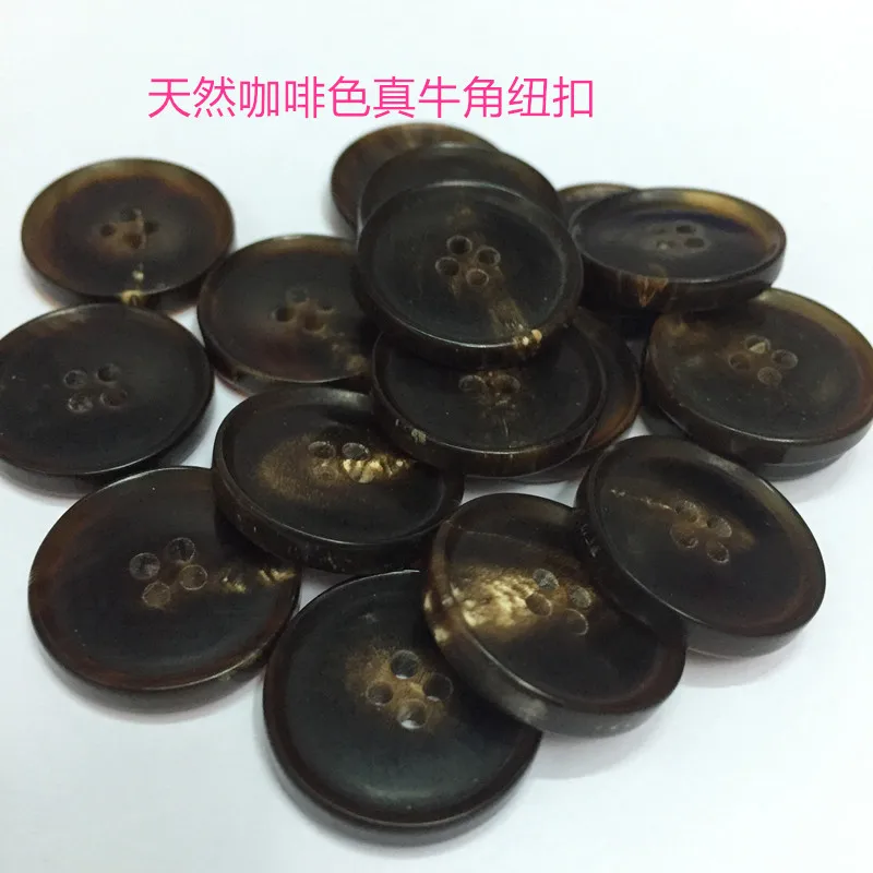 Free shipping 30pcs/lot Natural true edge horn buttons down four holes dark brown horn buttons high-grade suit jacket buttons Free shipping 30pcs/lot Natural true edge horn buttons down four holes dark brown horn buttons high-grade suit jacket buttons