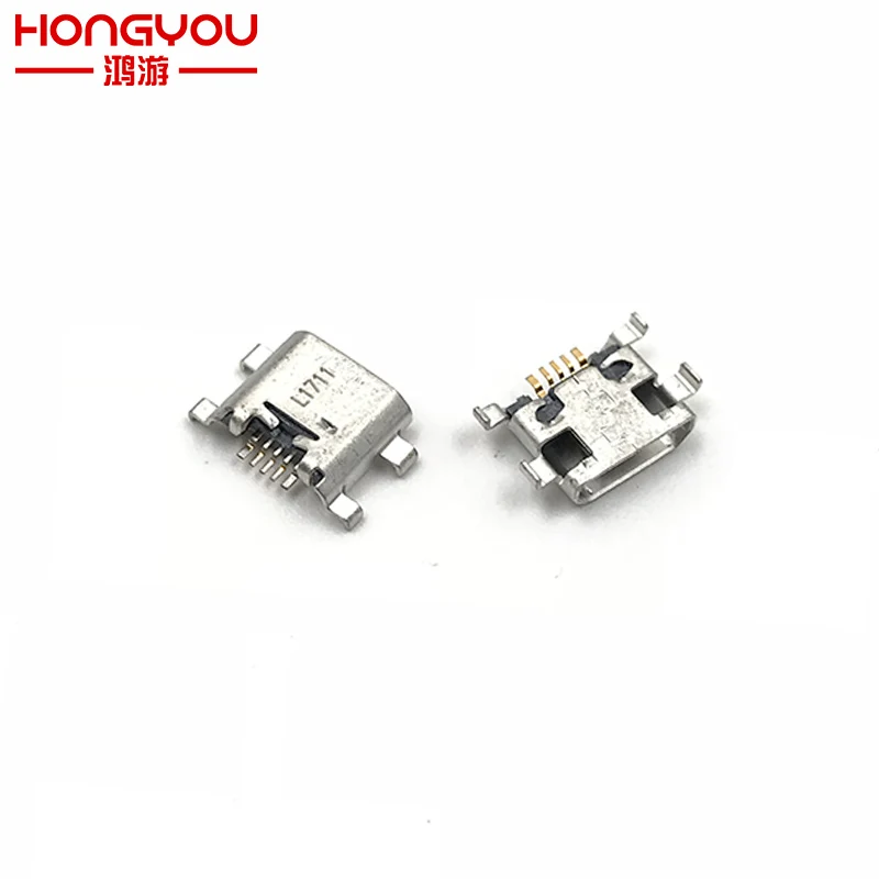 100 шт. разъем Micro USB 5 p для Huawei P7 зарядное устройство зарядки с разъемом P7-L05 порт