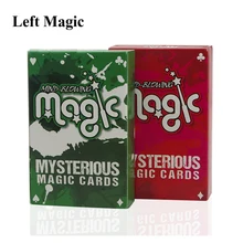 Baraja de póker Invisible, trucos de magia, cartas mágicas misteriosas que soplan la mente, accesorios mágicos, magia de cerca, mentalismo callejero