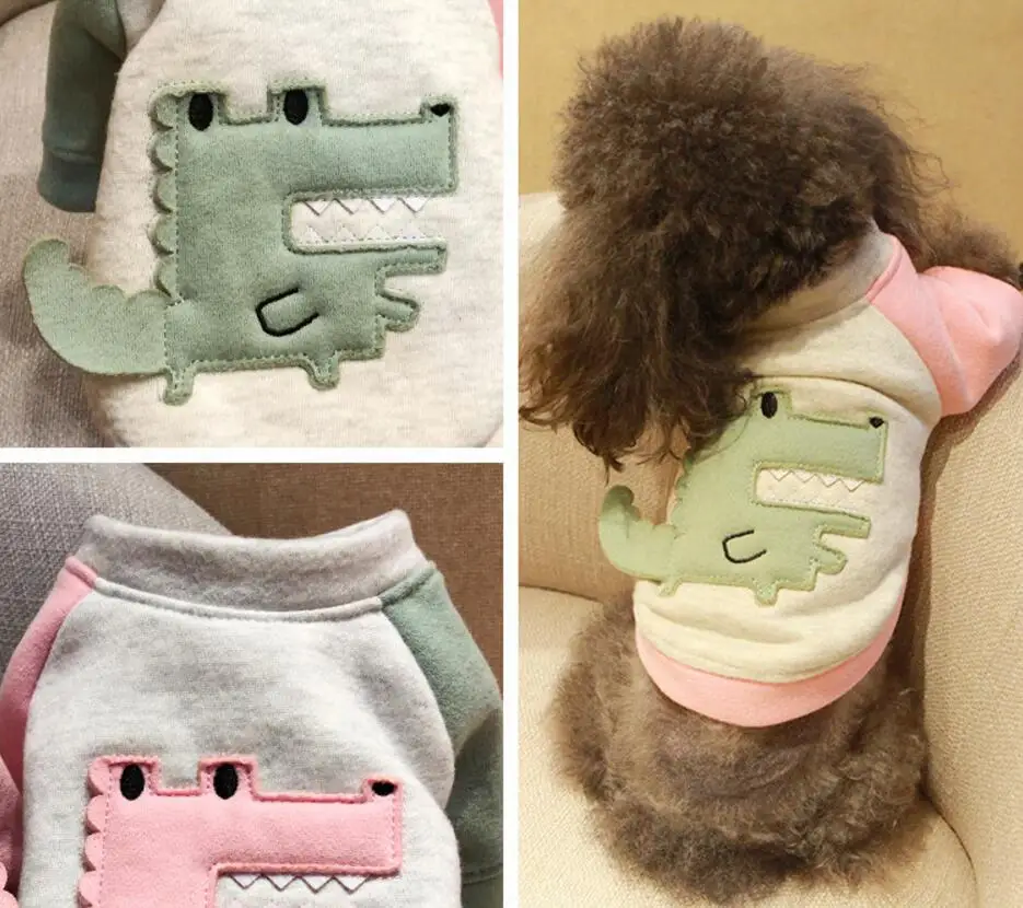 Новая весенняя Diansour Teddy Bichon Толстовка для собак Одежда маленьких питомцев XS S M L