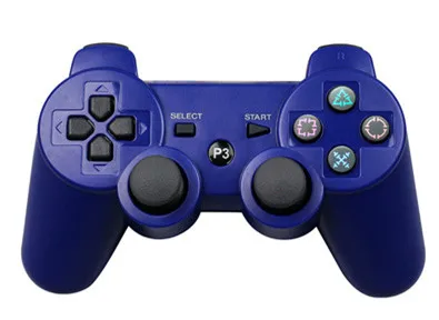 Беспроводной bluetooth-джойстик для PS3 контроллер игровая консоль для sony Playstation 3 геймпады - Цвет: Черный