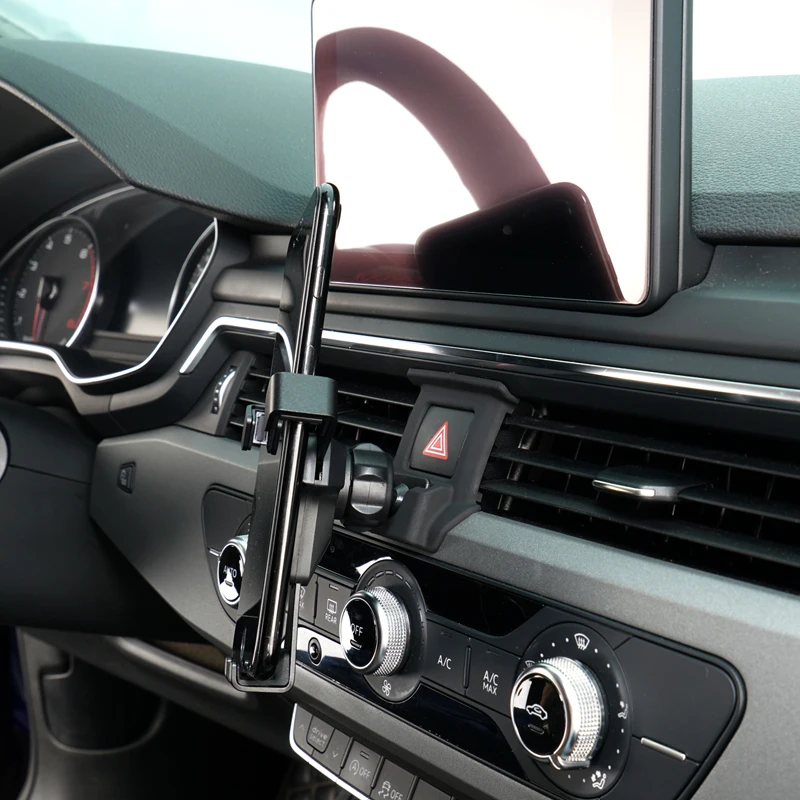 Автомобильный держатель на приборную панель, автомобильный держатель, автомобильный держатель для сотового телефона с регулируемым автомобильным держателем для Audi A4 A5 B9