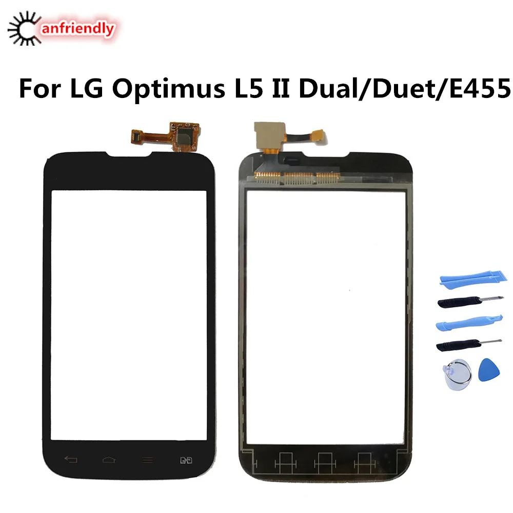Touch Screen For LG Optimus L5 II Dual/Duet/E455 Repair Replacement Panel Phone Accessories Glass 2 dual | Мобильные телефоны и