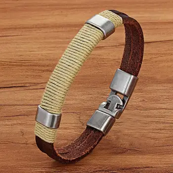 Classic Ethnic Style Black/Yellow - PU Leather Bracelet 5