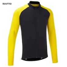 ravttd Марка велосипед Велосипедная форма дышащий горный Велосипедный Спорт Спортивная одежда с длинным рукавом велосипед Майки Roupa Ciclismo