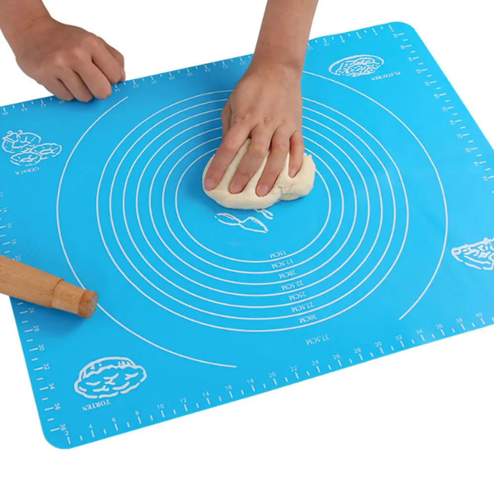 50x40cm Silicone Baking Tools Soft Rolling Pastry Boards Kneading Dough