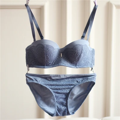 Комплект женского кружевного нижнего белья с чашками пуш ап|bride underwear|bra setwomen bra set |