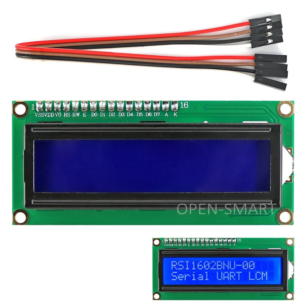 I2C / IIC LCD 1602โมดูลจอแสดงผล Backlight สีขาวสำหรับ Arduino|lcd 1602 ...