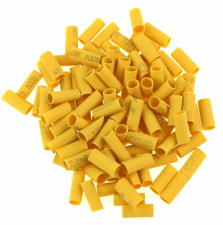 500 PCS/Длина 10 мм термоусадочная трубка изоляционные, термоусадочные трубки полиолефина Соотношение 2:1 обмотка кабеля с длинным рукавом комплект