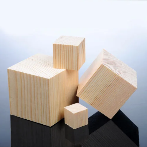 

20Pcs Wooden Craft Supplies Blocks Wood Cubes 15mm 20mm 30mm Pine Hand Block