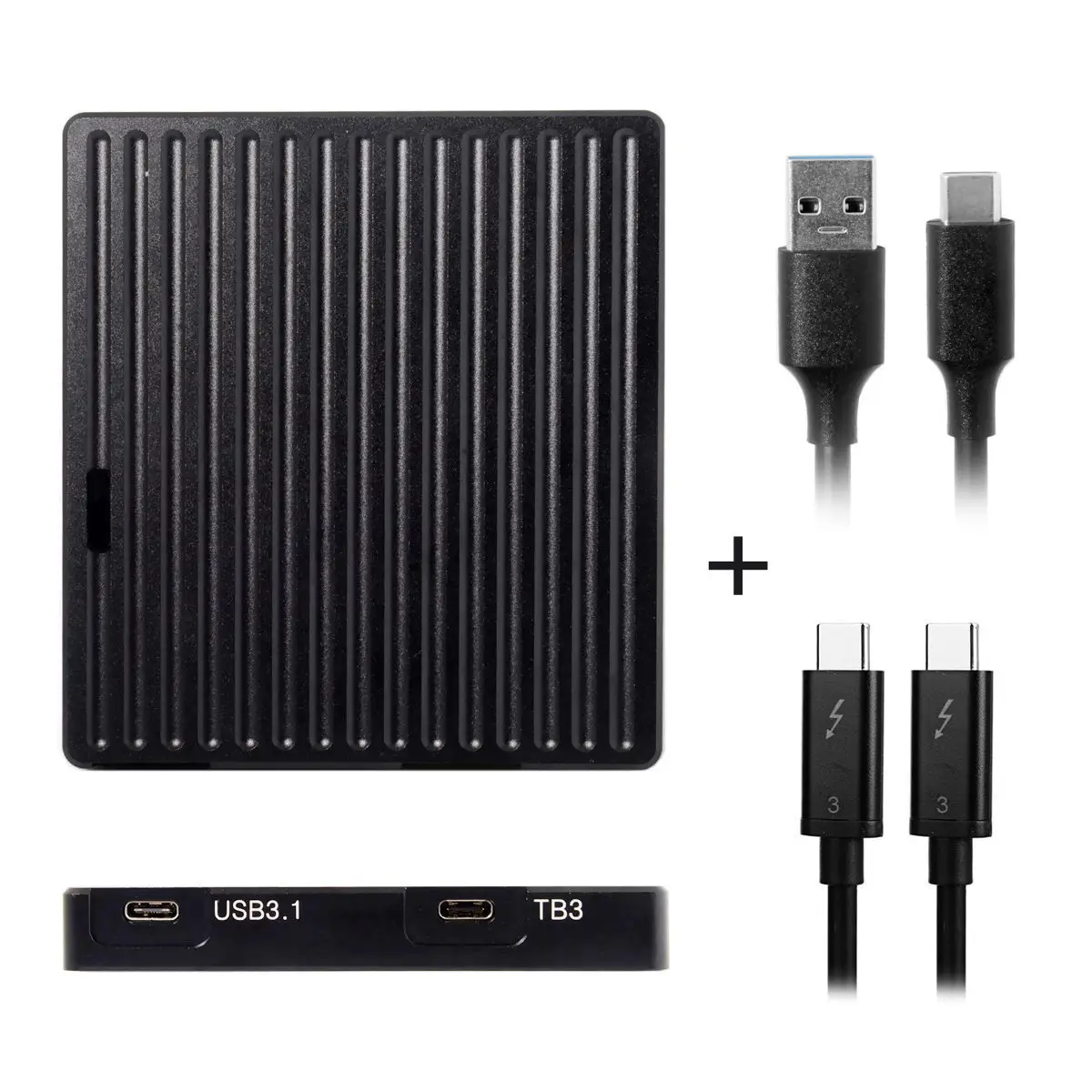 

10pcs/lot Cablecc Thunderbolt 3 & USB3.1 Type-C USB 3.0 2.0 PCI Express PCI-E to NVME NGFF M-key SSD Cartridge Thunderbolt Cable