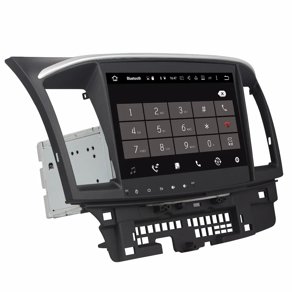 Cheap 10.1" Android 8.1 Car Radio GPS Multimedia Head Unit for Mitsubishi Lancer 2006-2015 With 2GB RAM Bluetooth 4G WIFI Mirror-link 2