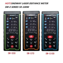 SNDWAY Laser rangefinder SW-S laser distance meter 100M 70M 50M Range Finder distance meter SW-S100 SW-S70 SW-S50 laser meter tools laser distance meter x6 50m 70m 100m distance measurer meter rangefinder power button device