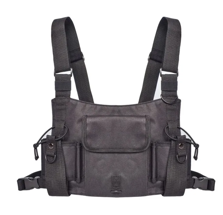 

2019 kanye west street ins hot Chest Military tactical chest bag Functional package prechest bag vest intercom bag