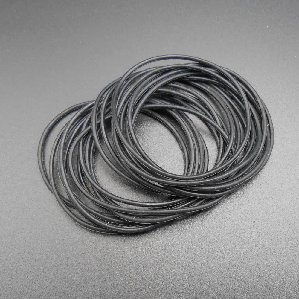 

20PCS Belts Silicone Rubber Drive Silica Gel Belt Ring Pulley Model Motor DIY Toys 1.5MM X 45MM Black 20PCS/LOT 1.5X45 *FD463X20