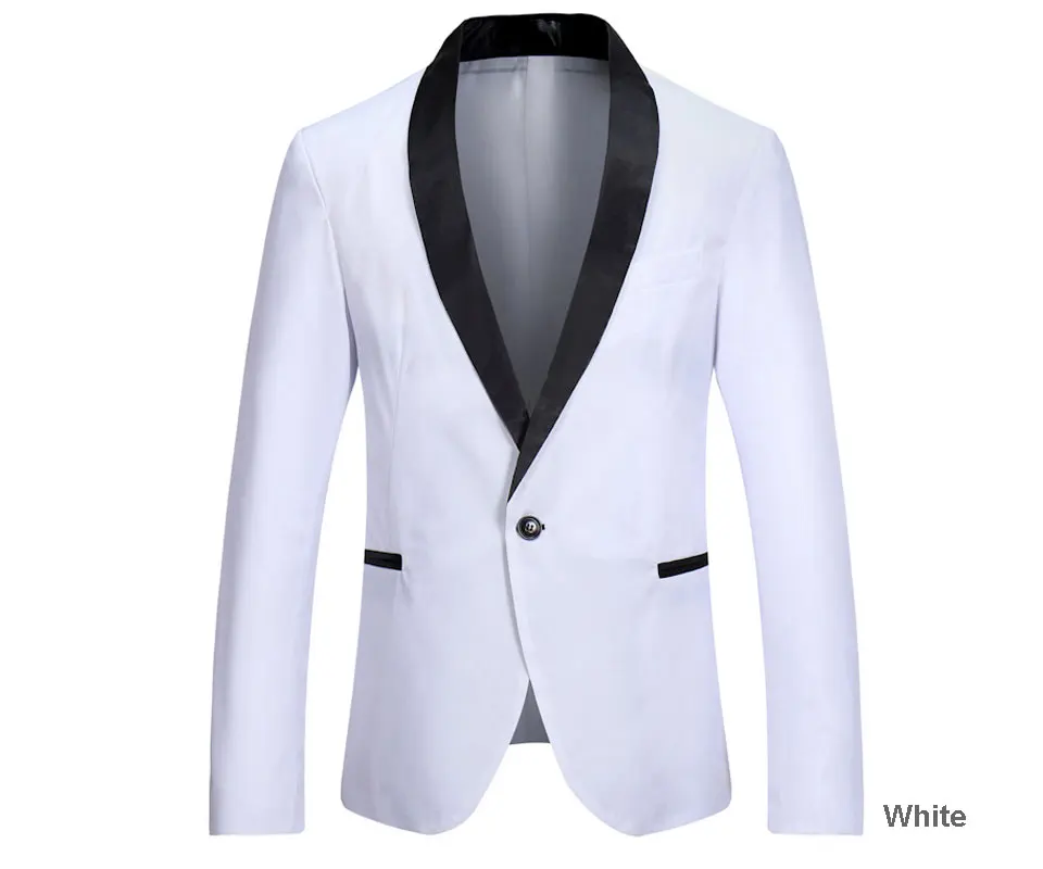 Yufeiyan 2019 Повседневная куртка для мужчин черный мужской блейзер на одной пуговице формальный деловой галстук Мужская Куртка пиджаки homme casaco