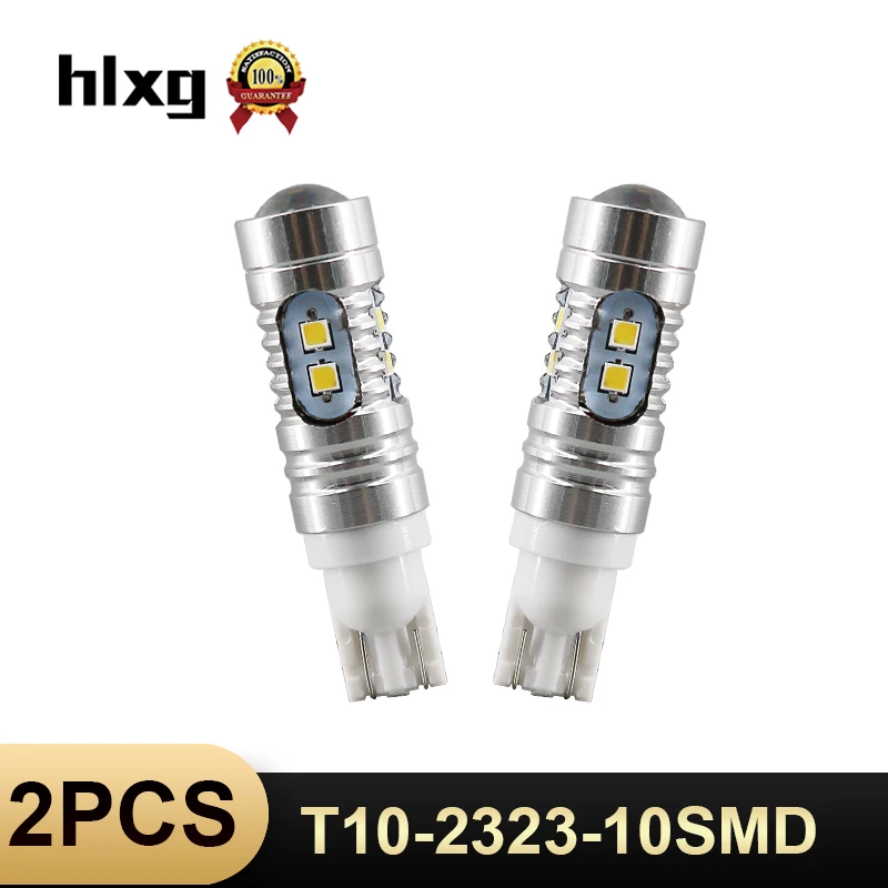 HLXG 2 шт. T10 светодиодный W5W 194 5630 5730 СВЕТОДИОДНЫЙ Автомобильный клиновидный