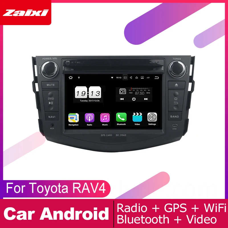

ZaiXi For Toyota RAV4 RAV 4 2006~2012 Car Android Multimedia System 2 DIN Auto DVD Player GPS Navi Navigation Radio Audio WiFi