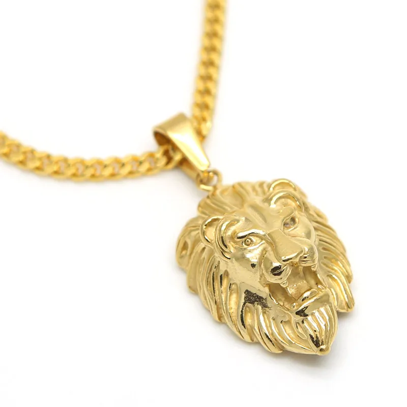 Buy JHNBY Lion Head pendants necklace High Quality