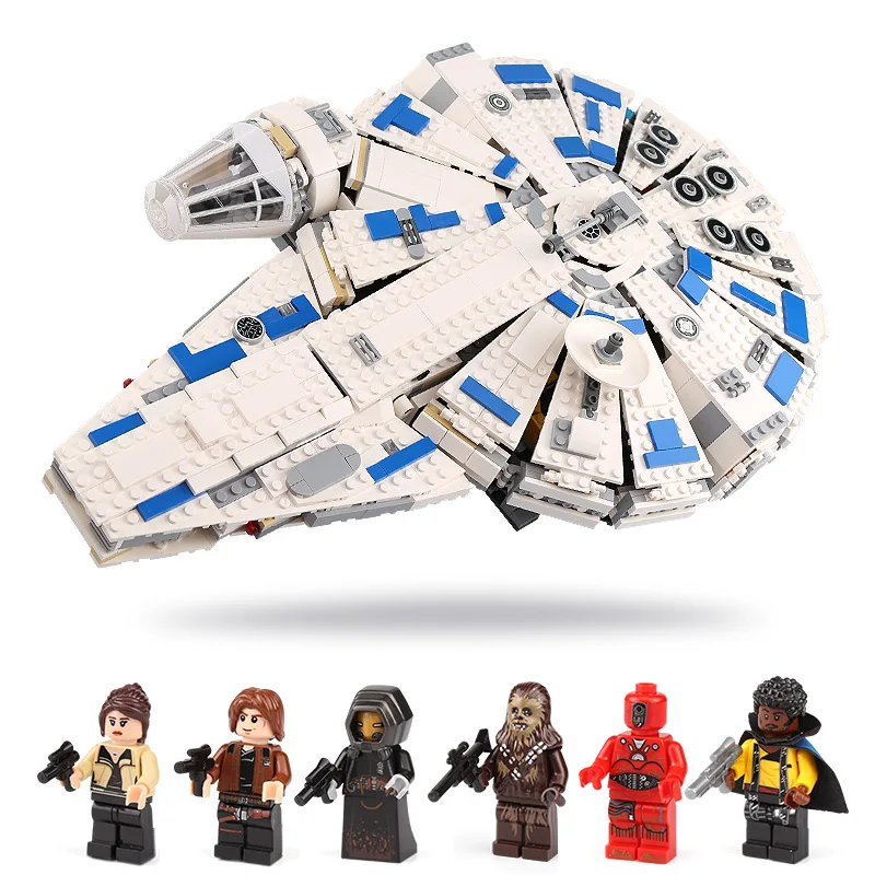

DHL LEPIN 05142 Star Building Blocks Force kid Awakens Millennium Falcon Model Wars Legoingys 75212 Kids Boys Toy Birthday Gifts