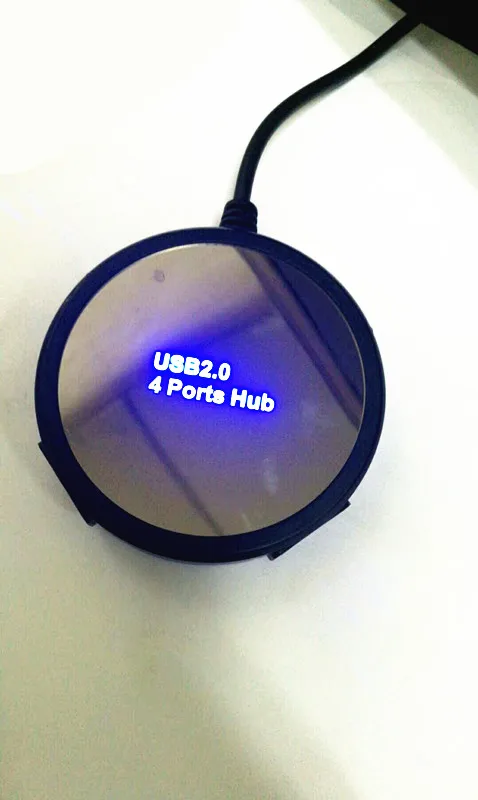 

LED display 4 Port High Speed 480Mbps USB 2.0 Hub USB Splitter Hub For Laptop Computer Notebook BLY-1810