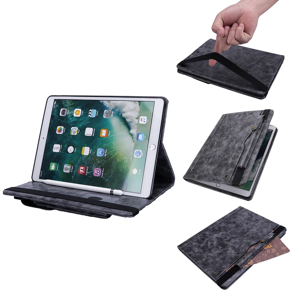 Чехол для iPad air 3 2019 ipad pro 10 5 2017 с держателем карандашом многофункциональным чехлом