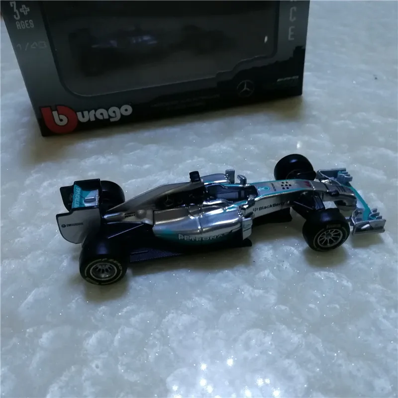 1:43 Масштаб симулятор металлический F1 Автомобиль Benz гоночный автомобиль модель сплав Formulaa 1 игрушечный автомобиль литье под давлением Автомобиль Образование оригинальная коробка детская игрушка подарок