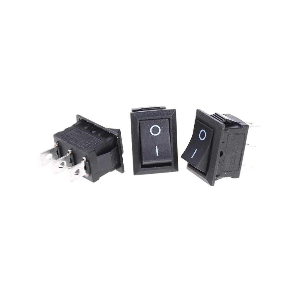 3/6 шт. черный кнопочный мини переключатель AC 6A/250V 10A/125V|Выключатели| |