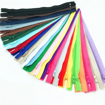 

(12 Inch) 30CM 10pcs 3# Closed End Nylon Coil Zippers Tailor Sewing Craft (Color U PICK)
