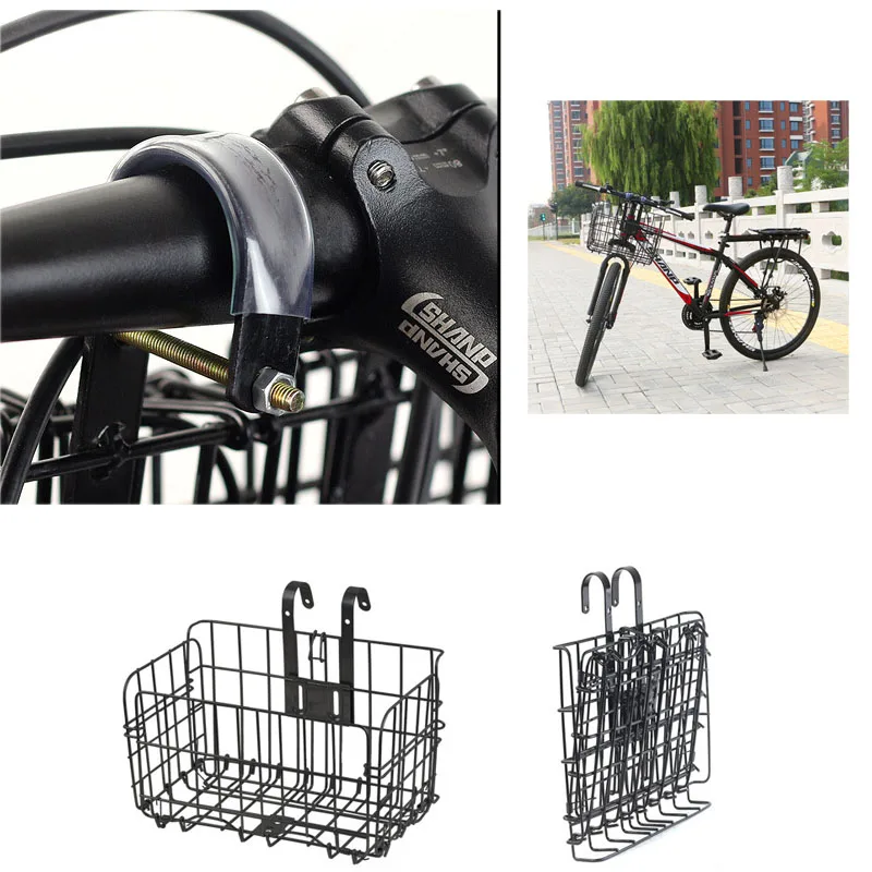 

Electric Scooter Stainless Head Handle Basket For xiaomi M365 &M365 Pro Front Back Tool Storage Carrier Hanging Basket