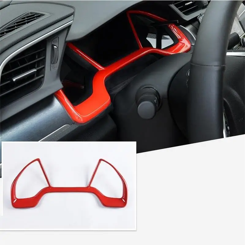 

Control system Air conditioner automobile personalized car styling bright sequins covers accessories 16 17 FOR Honda Civic
