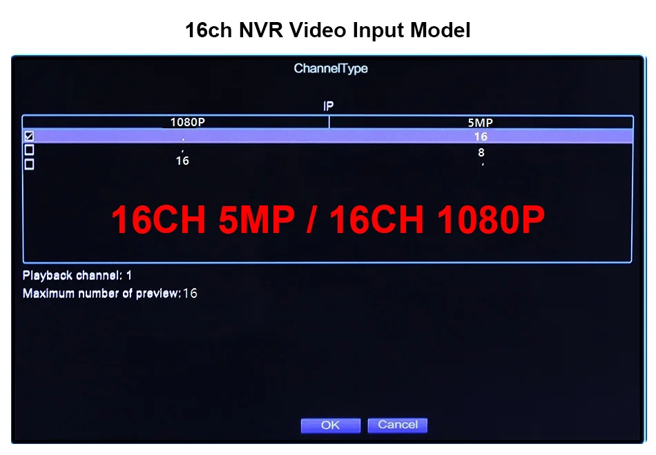 16CH NVR