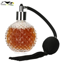 100 набор пластиковых бутылок для шампуней/кремов в винтажном стиле, пустой многоразовый распылитель для духов, Длинная кисточка, спрей, бутылка с воздушным мешком