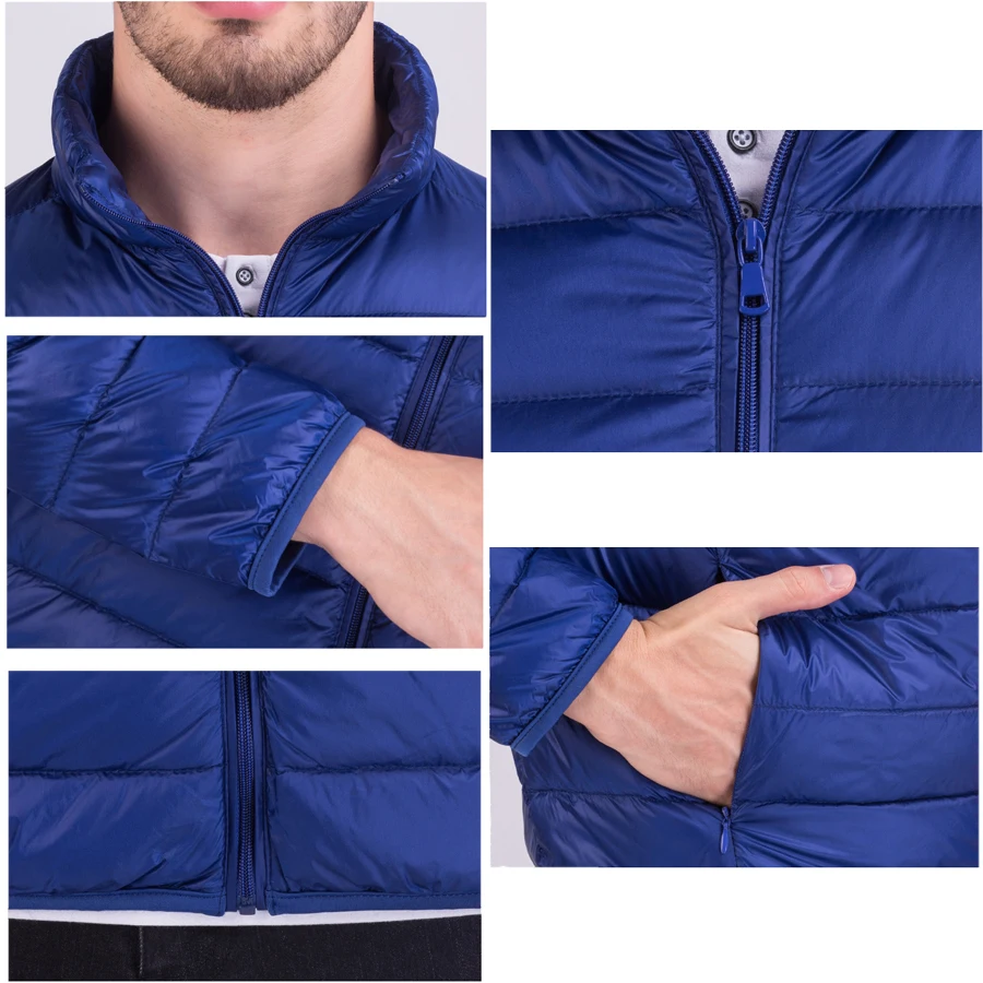 parka de pluma hombre
