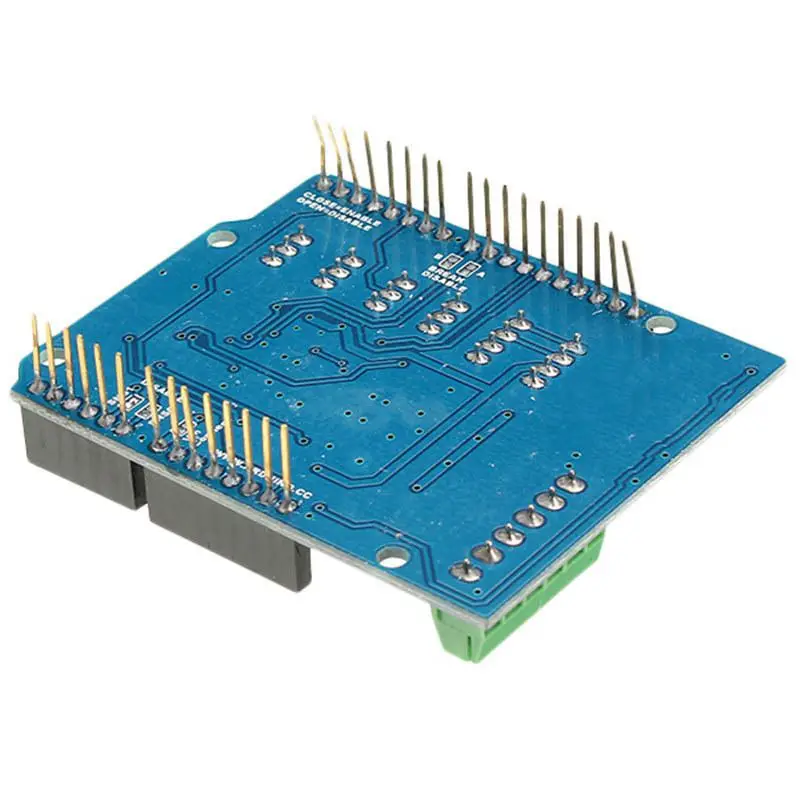 L298N L298P 4 Dual канальный драйвер двигателей модуль двигатель щит R3 для Arduino 5V ~ 12V