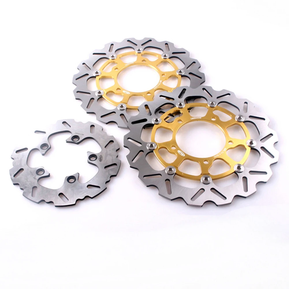 Motorcycle Front Rear Brake Disc Rotors Set for Suzuki GSXR600 GSXR750 2006-2007 K6 & GSXR1000 2005-2008 K5 GSXR 1000 Disks 2PCS Motorcycle Front Rear Brake Disc Rotors Set for Suzuki GSXR600 GSXR750 2006-2007 K6 & GSXR1000 2005-2008 K5 GSXR 1000 Disks 2PCS