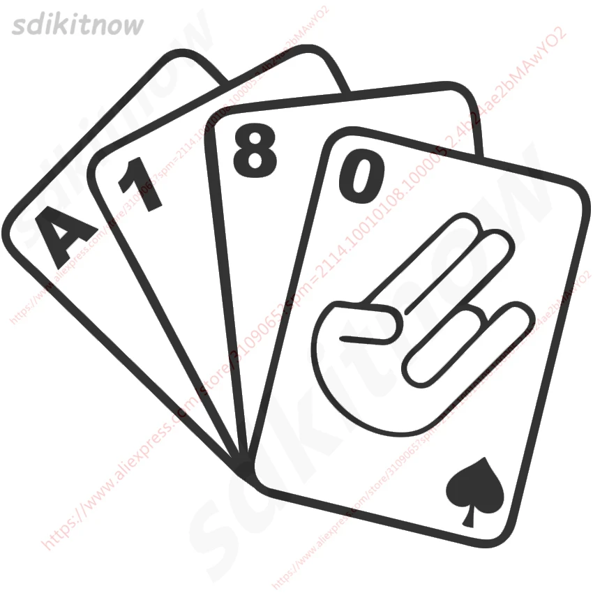 2 Цвет новый покер карты наклейки для окон автомобиля Наклейка для Mercedes Benz A Series A150 A160 A170 A180 A200 A220 A230 A250 A260