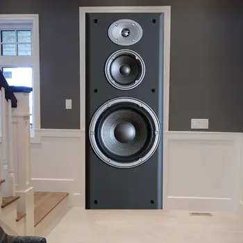 

3D Door Sticker Stereo DIY Mural Selfadhesive Wallpaper Removable Waterproof Poster Stickers Home Decor Decal