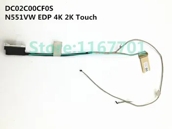 

New Original Laptop/Notebook LCD/LED/LVDS Cable for Asus N551 N551V N551VW N551VW6700 EDP 4K 2K touch DC02C00CF0S