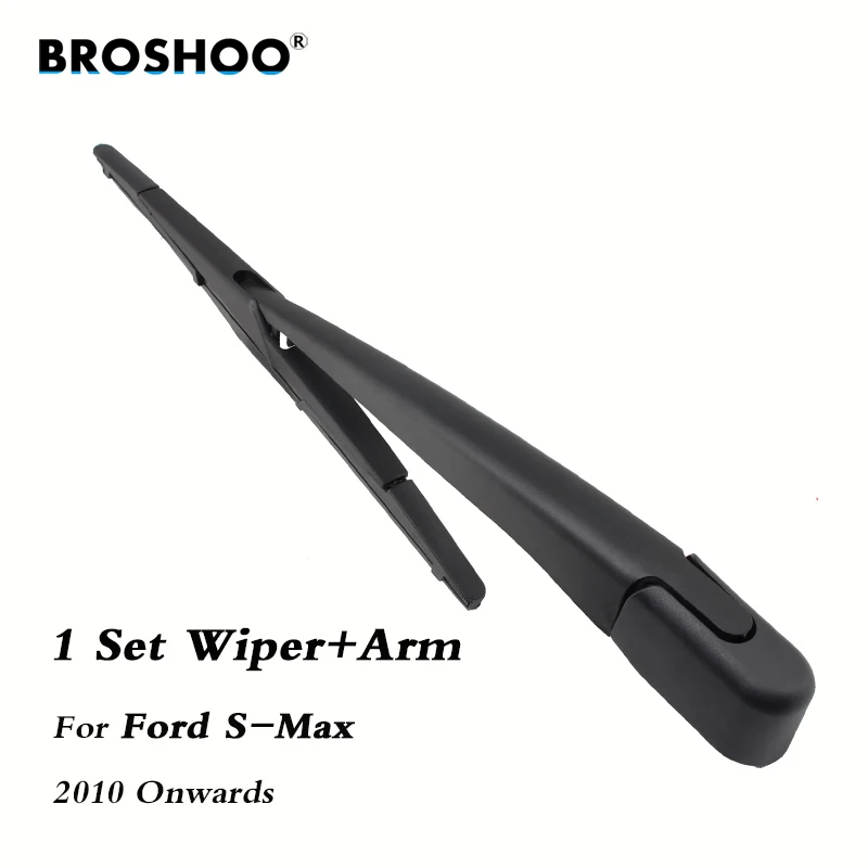  BROSHOO Car Rear Wiper Blade Blades Back Windscreen Wiper Arm For Ford For S-MAX Hatchback (2010 On