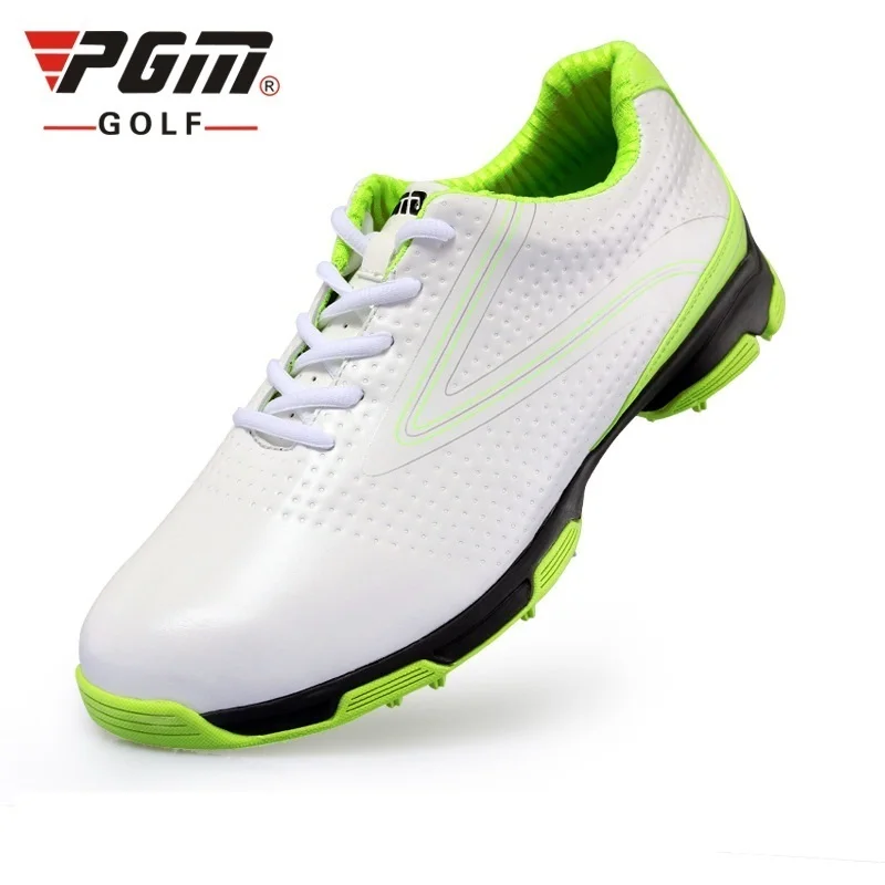 

2018 Waterproof Pgm Man Golf Shoes Fixed Nail Spikes Anti-Skid Sneakers Sports Lightweight Breathable Trainers Plus Size AA51036