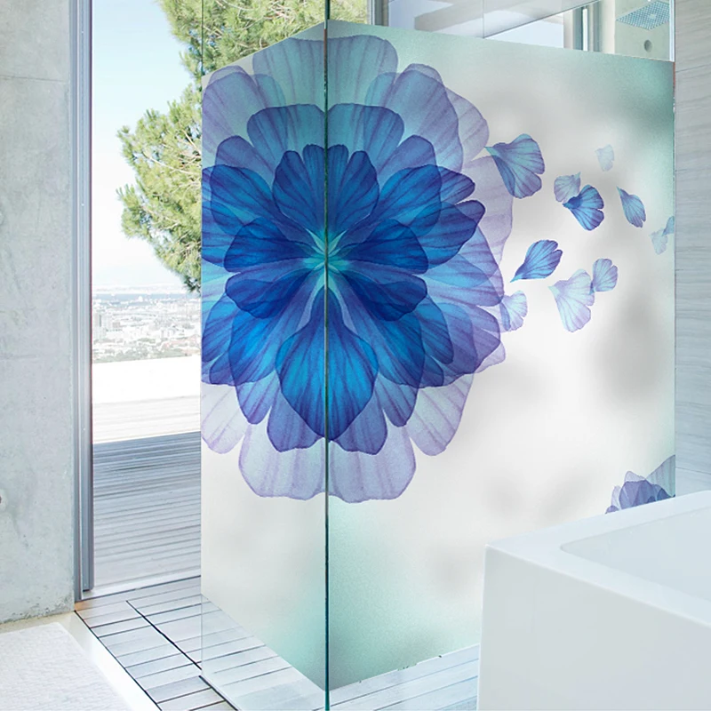 Window stickers bathroom glass stickers anti bleeding bathroom window