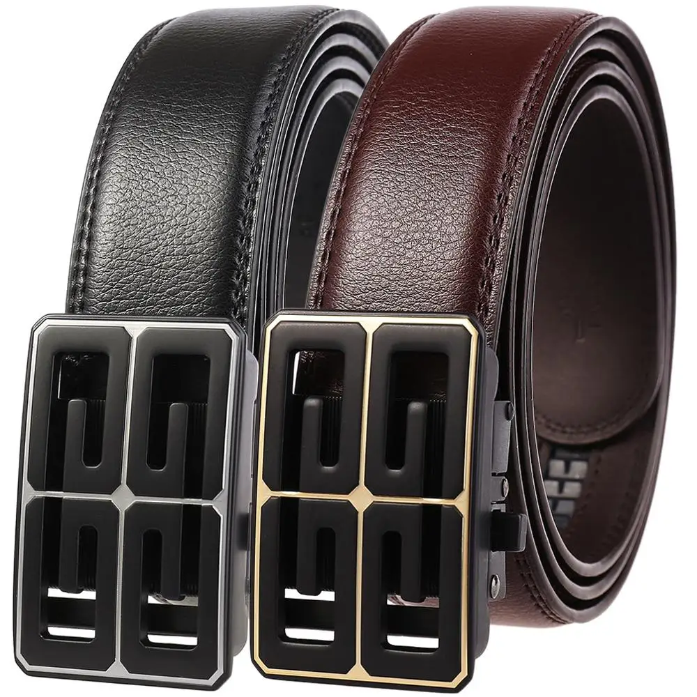 

Luxury Automatic Buckle Male Belts 2019 Fashion Brand Designer Belt Men New Arrival Men Leather Belt