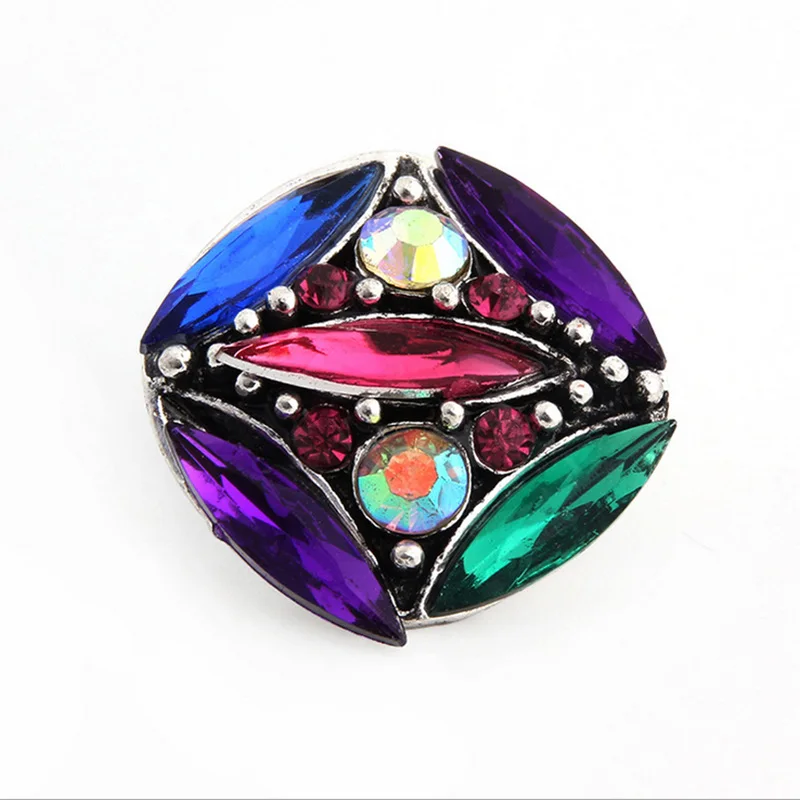

Crystals snap 18 mm snap button for snap armband fit button bracelets NC4222