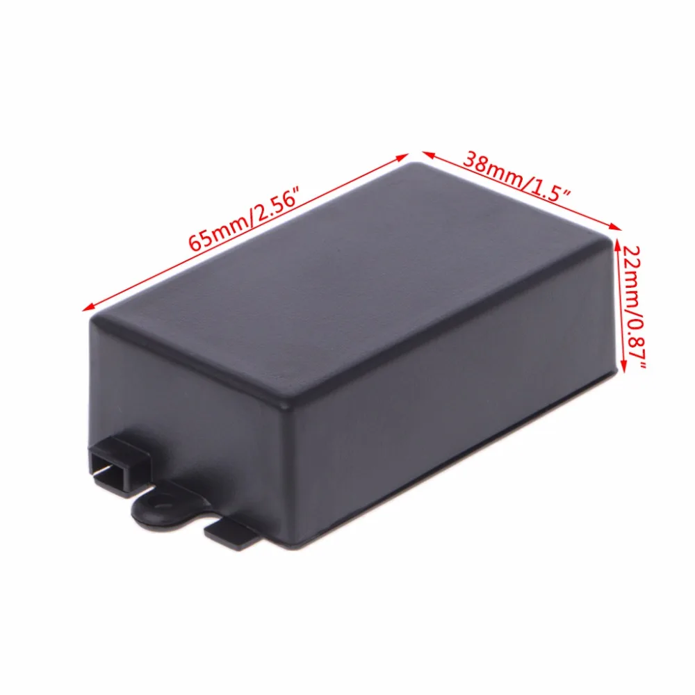 Водонепроницаемый пластиковый корпус BGEKTOTH 65x38x22 мм черный разъем|waterproof box
