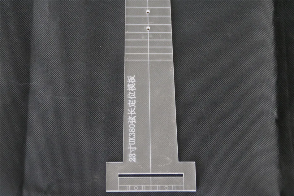Гитара укулеле гриф, Лада, мост, точка артикуляции позиционирования прозрачный акриловый шаблон для изготовления гитар формы