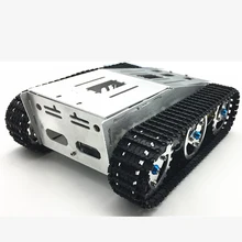 Aluminum Alloy Metal Tank Smart Crawler Robotic Chassis For DIY Intelligent RC Robot Toy Car Spare